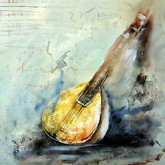 Musical Instrument oil painting